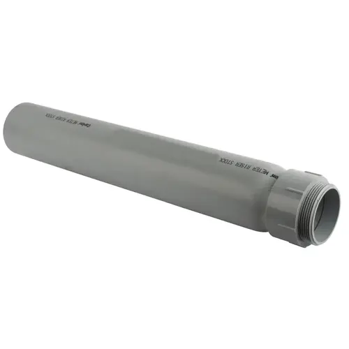 Slip Meter Riser, NPS, PVC, Gray