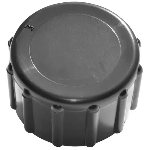 N3400P Cap, 3/4 in, FGHT x Closed End, Polypropylene, Black