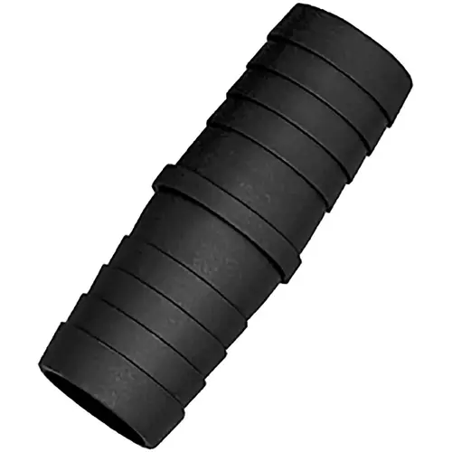 Green Leaf Straight Hose Mender, 5/8 in, Hose Barb, Polypropylene