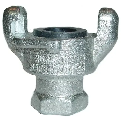 Hose Coupling, 3/4 in, FNPT, Malleable Iron
