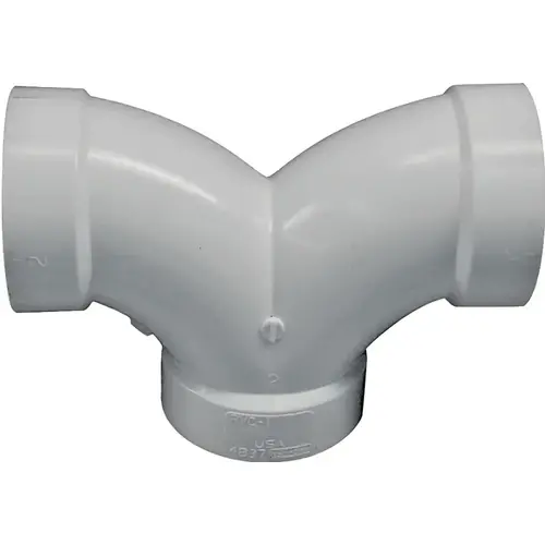 700 Series 70726 Double Pipe Elbow, 2 in, Hub, 90 deg Angle, PVC, SCH 40 Schedule 700 Series 70726 Double Pipe Elbow, 2 in, Hub, 90 deg Angle, PVC, SCH 40 Schedule