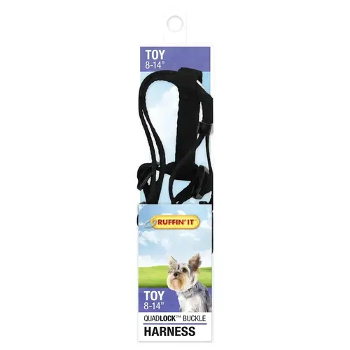 41471 Adjustable Harness, 3/8 in x 8 to 14 in, Buckle, Nylon, Assorted - pack of 3