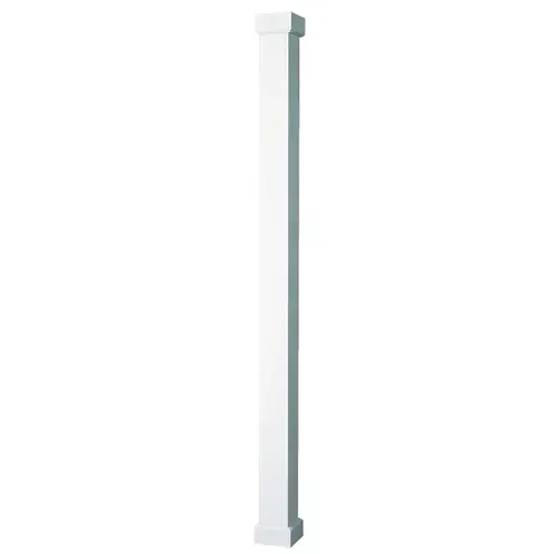 Empire Series Tradition Column Kit, 8 ft H, Square, Aluminum, White Empire Series Tradition Column Kit, 8 ft H, Square, Aluminum, White