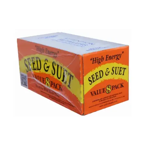 Wild Bird Food High Energy Assorted Species Beef Suet 11 oz Wild Bird Food High Energy Assorted Species Beef Suet 11 oz