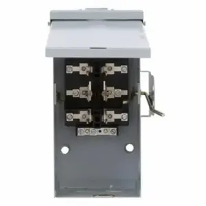 INDUSTRIAL C & S LLC TC10323R Outdoor Double Pole Double Throw Safety Switch, 100-Amp
