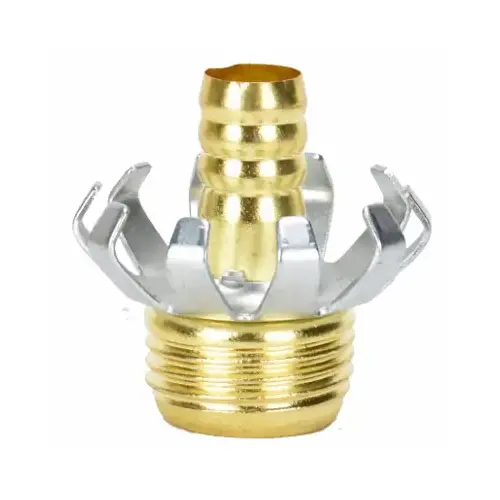Clincher Hose Repair, 1/2-In. Male, Brass