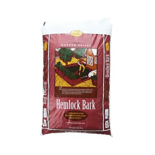 Hemlock Mulch, Fine Screened, Sliver Free, 2-Cu. Ft.
