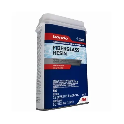 Fiberglass Resin, Clear, 1 qt Can Fiberglass Resin, Clear, 1 qt Can