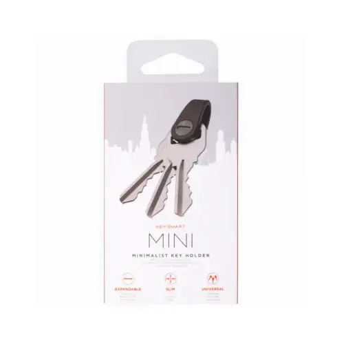 Key Holder Stainless Steel Black Minimalist Black - pack of 6