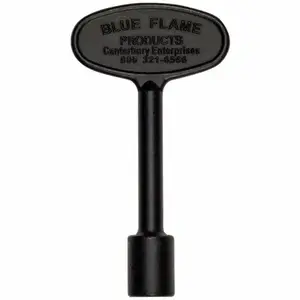 Blue Flame BF.KY.05 3 In. Flat Black Finish Universal Fit Log