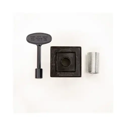 Gas Valve Flange Kit Black Flat Zinc Flat