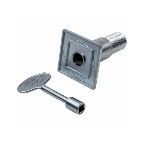 Gas Valve Flange Kit Silver Satin Chrome Zinc Satin Chrome