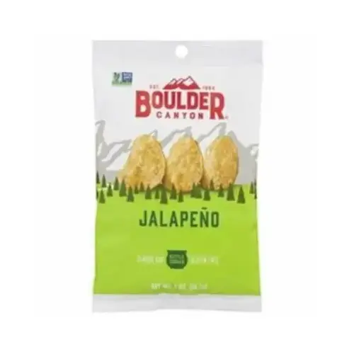 Kettle Cooked Potato Chips Jalapeno 2 oz Pegged Kettle Cooked Potato Chips Jalapeno 2 oz Pegged