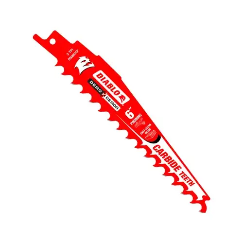 Demo Demon Pruning Blade, Carbide, 6In., 3 TPI pack of 10 Demo Demon Pruning Blade, Carbide, 6In., 3 TPI pack of 10