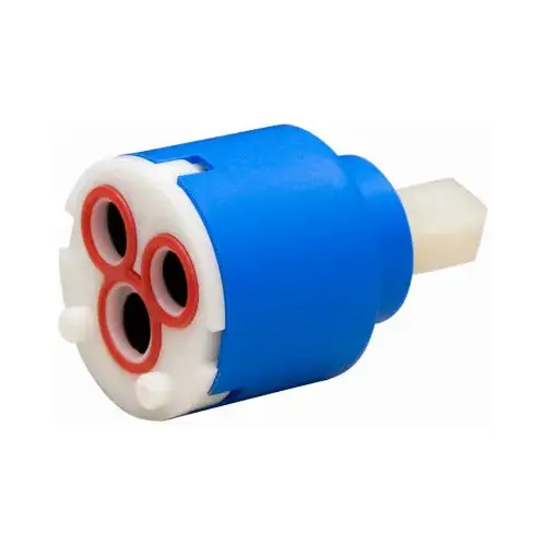 Replacement Faucet Cartridge, Aluminum Oxide, 2-1/2 in L, For: Single Handle Kitchen and Lavatory Faucet Replacement Faucet Cartridge, Aluminum Oxide, 2-1/2 in L, For: Single Handle Kitchen and Lavatory Faucet