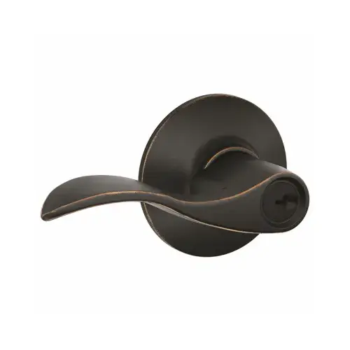 Accent Series F51A ACC 716 Entry Lever Lockset, Brass, Aged Bronze Accent Series F51A ACC 716 Entry Lever Lockset, Brass, Aged Bronze