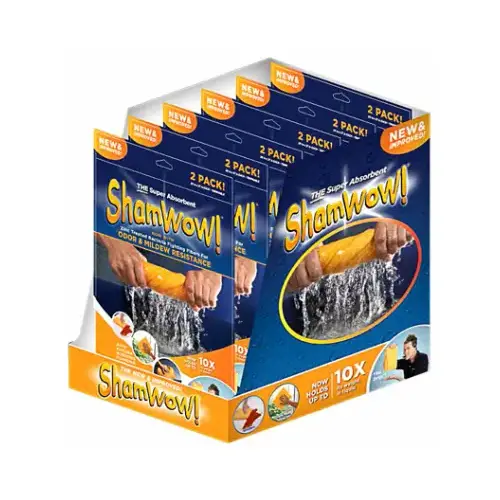 ShamWow Cleaning Shammy Pair