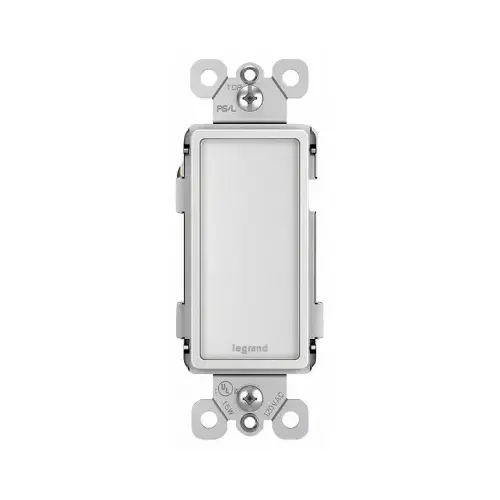 Radiant Series Night Light, 15 A, 120/125 V, LED Lamp, Thermoplastic Fixture, White Radiant Series Night Light, 15 A, 120/125 V, LED Lamp, Thermoplastic Fixture, White