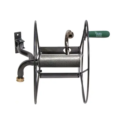 Hose Reel 75 ft. Silver Wall Mounted Silver