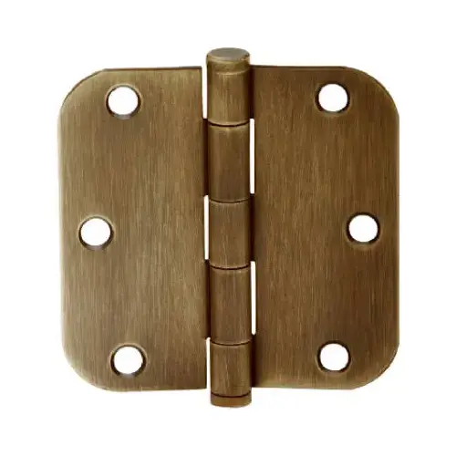 3.5" Radial Hinge with 5/8" Radius, Satin Brass 3.5" Radial Hinge with 5/8" Radius, Satin Brass