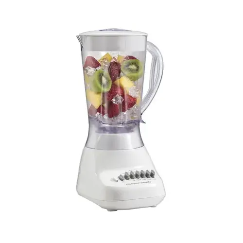 Blender White Metal/Plastic 56 oz 10 speed White Blender White Metal/Plastic 56 oz 10 speed White