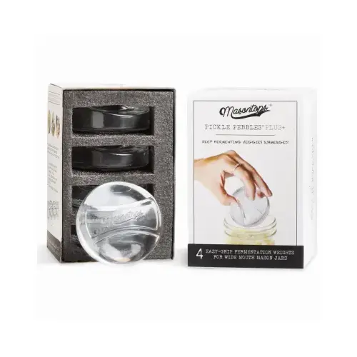 Pickle Pebble Fermentation Wide Mouth - pack of 24 Pickle Pebble Fermentation Wide Mouth - pack of 24