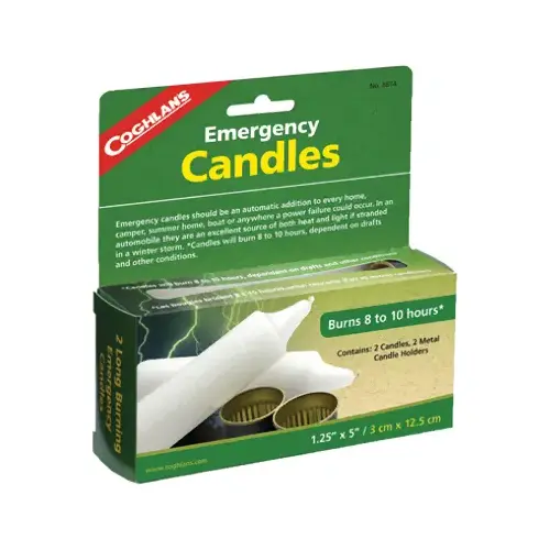 Emergency Candle, 8 to 10 hr Burning White