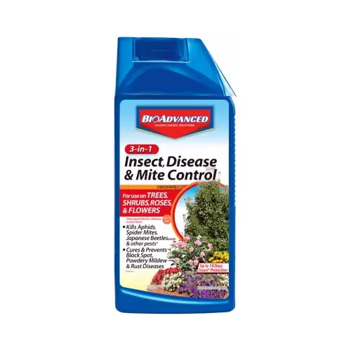 Disease and Mite Control, Liquid, Spray Application, 32 oz Bottle Light Beige/White Disease and Mite Control, Liquid, Spray Application, 32 oz Bottle Light Beige/White
