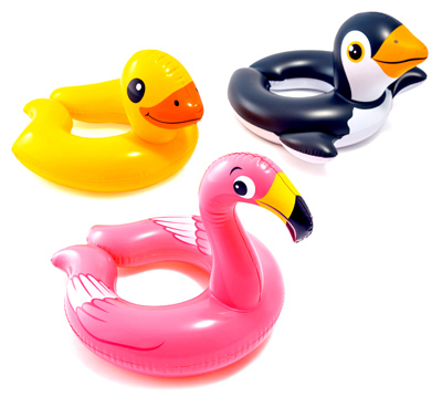INTEX RECREATION CORPORATION 59220EP Assorted Animal Split Ring 26 In. X 22 In. Pool Float