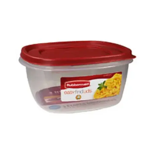 Food Storage Container with Easy-Find Lid, Racer Red, 14 Cup Food Storage Container with Easy-Find Lid, Racer Red, 14 Cup
