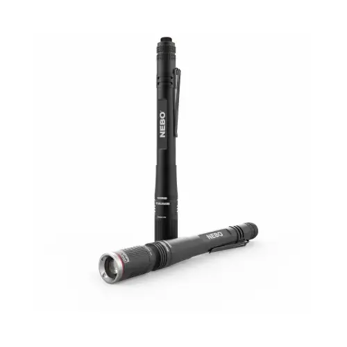 Pen Light Inspector RC 360 lm Black LED AAA Battery Black