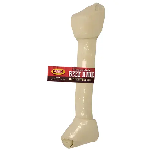 Gourmet Dog Treats, Rawhide Bone, Beef, 14-15-In. Gourmet Dog Treats, Rawhide Bone, Beef, 14-15-In.