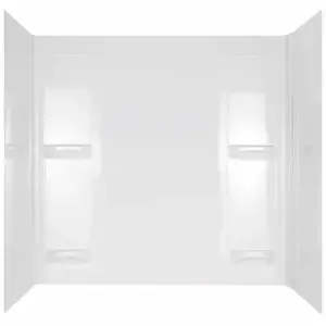 Delta 40154 Bathtub Wall Set Pro Series 57" H X 60" W X 32" L White High Gloss