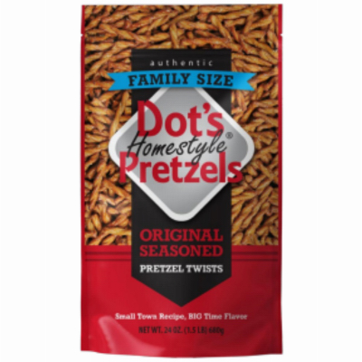 DOTS PRETZELS 0050 Pretzels Dot's Original Seasoned 24 oz Bagged