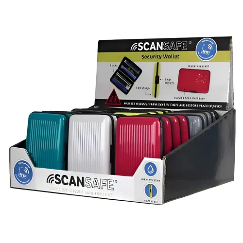 Security Wallet Safety and Security Aluminum Assorted