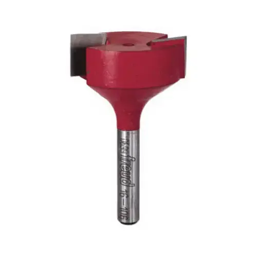 Router Bit, 1-1/4 in Dia Cutter, 2-1/8 in OAL, 1/4 in Dia Shank, 2-Cutter, Carbide Router Bit, 1-1/4 in Dia Cutter, 2-1/8 in OAL, 1/4 in Dia Shank, 2-Cutter, Carbide