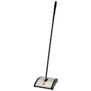 BISSELL 92N0 Natural Sweep Floor and Carpet Sweeper, 9-1/2 in W Cleaning Path, Green