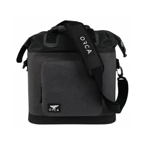 Walker Series Tote Cooler, 15 in L, 9-1/2 in W, 50 lb Capacity, Gray, 24 hr Ice Retention