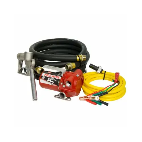RD Series Portable Fuel Transfer Pump, 12 V, 3/4 in (NPT), 8 ft Discharge Hose RD Series Portable Fuel Transfer Pump, 12 V, 3/4 in (NPT), 8 ft Discharge Hose