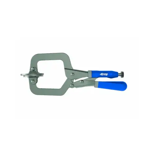 Face Clamp, 3 in Max Opening Size, 3 in D Throat, Steel Body Face Clamp, 3 in Max Opening Size, 3 in D Throat, Steel Body