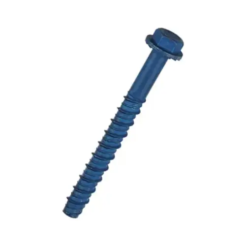 Screw Anchor, Hex Drive, Steel, Metallic, 2 PK - pack of 2 Screw Anchor, Hex Drive, Steel, Metallic, 2 PK - pack of 2