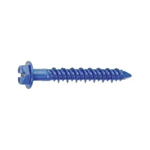 1/4" x 4" Screw Anchor, Hex, Phillips, Slotted Drive, Steel, Climaseal, 25 PK - pack of 25 1/4" x 4" Screw Anchor, Hex, Phillips, Slotted Drive, Steel, Climaseal, 25 PK - pack of 25