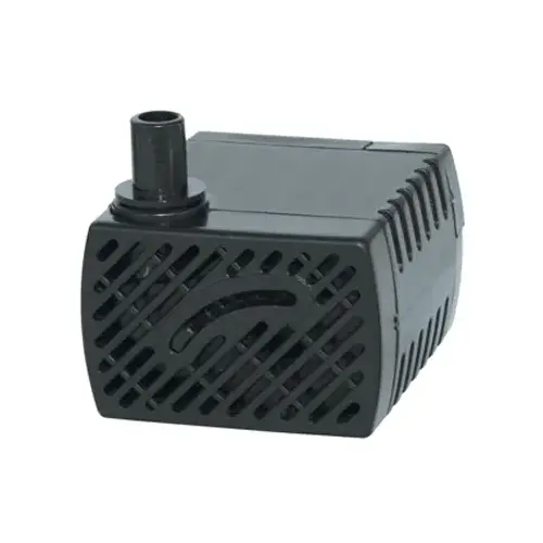 Fountain Pump 6.5 ft. Plastic 60 HP 70 gal 115 V Black Fountain Pump 6.5 ft. Plastic 60 HP 70 gal 115 V Black