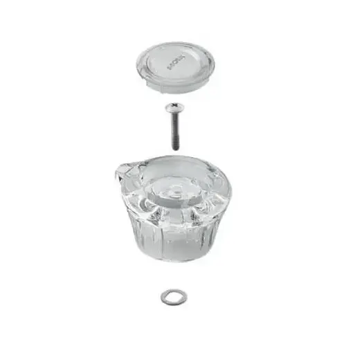 Handle Kit, Acrylic, For: Single Handle Touch Control Tub/Shower Faucets Clear Handle Kit, Acrylic, For: Single Handle Touch Control Tub/Shower Faucets Clear