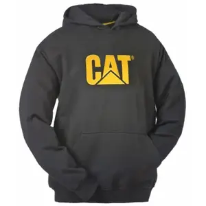 SUMMIT RESOURCE INTL LLC W10646-016-2XL CAT Trademark Hooded Sweatshirt, Black, 2XL