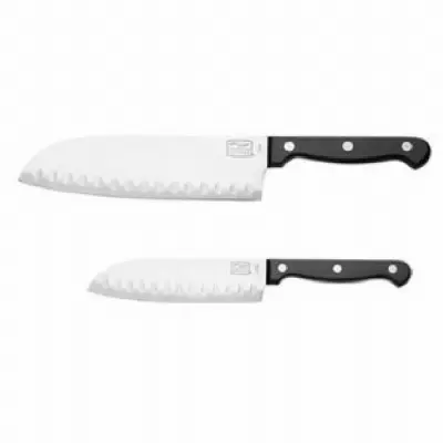 INSTANT BRANDS LLC HOUSEWARES Chicago Cutlery Essentials Santoku/Partoku Knife Set 2-Piece Stainless Steel 1094281
