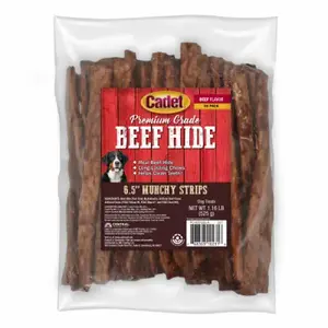 IMS TRADING CORP C10231 Gourmet Dog Treats, Rawhide Strips, 6-1/2-In - pack of 50