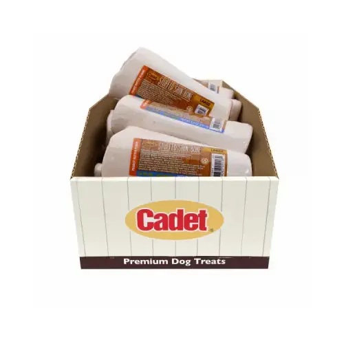 Dog Treats, Peanut Butter Stuffed Bone, 5-6-In.