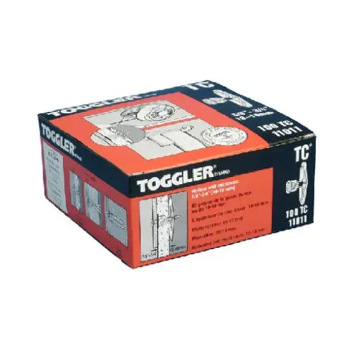 TC Hollow Wall Anchors, 5/8-3/4-In pack of 100 TC Hollow Wall Anchors, 5/8-3/4-In pack of 100