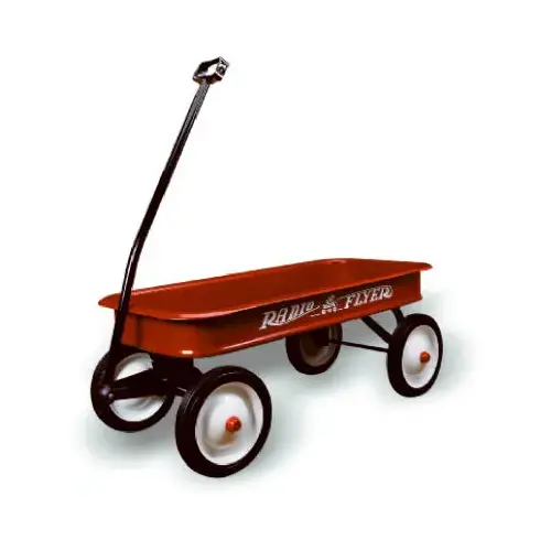 Wagon, 150 lb Capacity, Steel, Classic Red